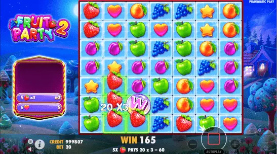 Λεπτομέρειες παιχνιδιού Fruit Party 2